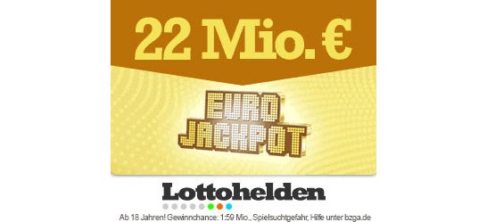 Geheimtipp: 22 Millionen im Eurojackpot