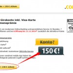 comdirect: Girokonto eröffnen – 150 Euro Willkommensprämie kassieren
