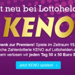 Premiere: Lottohelden bringt KENO an den Start